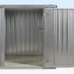 2m Flat Pack Store (Galvanised) Features