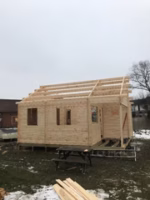 FST-450 Tiny Wood House Kit With Bedroom, Bathroom & Kitchen (400sqft) - Image 4