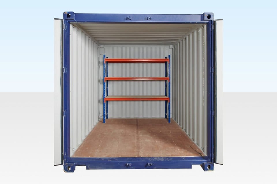 adjustable-heavy-duty-three-tier-racking-for-rear-of-container.jpg Adjustable, Heavy Duty Three Tier Racking for Rear of Container - Image 1
