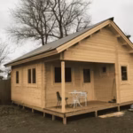 FST-450 Tiny Wood House Kit With Bedroom, Bathroom & Kitchen (400sqft)